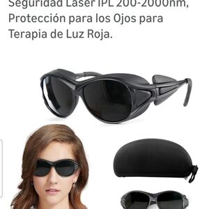 Black Protective Laser Safety Glasses
